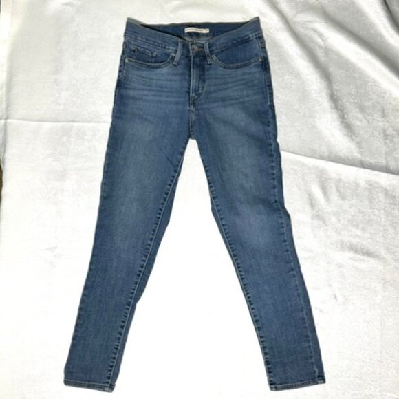 Levi Strauss & Co 311 Shaping Skinny Ankle Blue Jeans Size 27 - Picture 1 of 6